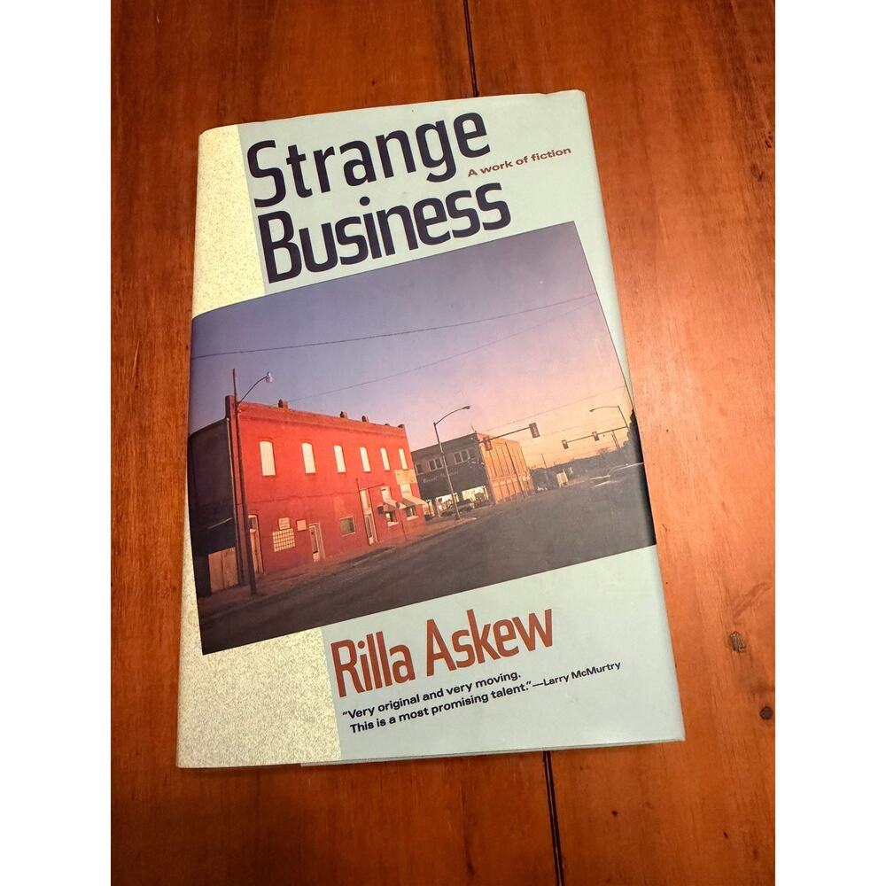 Strange Business Rilla Askew SIGNED First Edition 1st Print 1992 Viking Debut